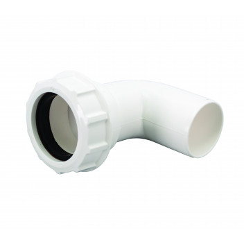 FLO UNI 90DEG CONVERSION BEND; 40MM WHT