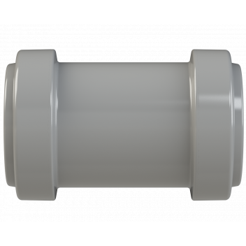 PUSHFIT STRAIGHT COUPLING; 32MM GREY