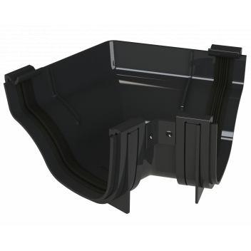 OGEE EXTRA 120 DEG EXTERNAL ANGLE; BLACK