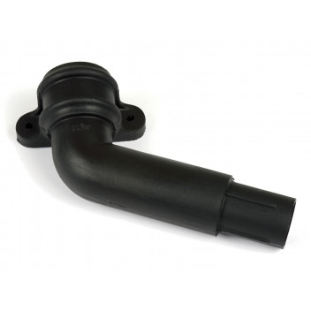 68MM ROUND CAST IRON EFFECT RIGHT HAND 112.5° SPIGOT BEND
