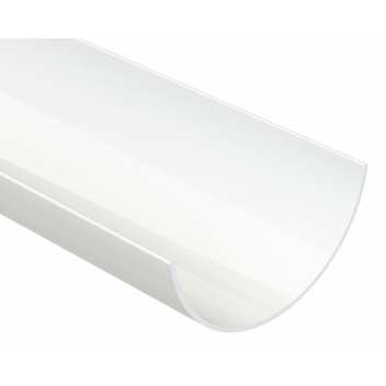 RWHR112 HALF ROUND GUTTER; 2M WHITE