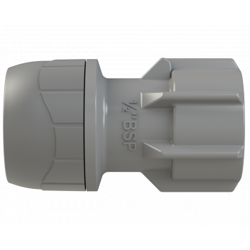 POLYPLUMB HANDTIGHTEN TAPCONNECTR15X1/2\"