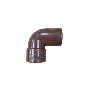 E.TUPLING SOLVENT WASTE SPIGOT 90DEG - 40MM - BROWN
