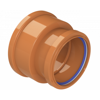 DRAIN THICK CLAY PIPE ADAPTOR; 4\"/110MM