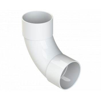 S/WELD SWEPT BEND 92.5DEG; 50MM WHITE