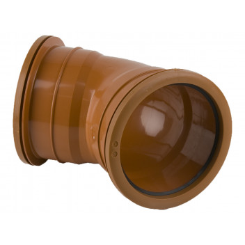 160MM X 45° DOUBLE SOCKET BEND