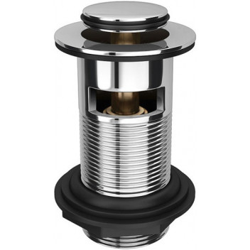 CHROME CLICK CLACK SLOTTED BASIN WASTE