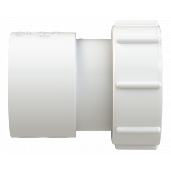 S/WELD THREADED COUPLING; 40MM WHITE