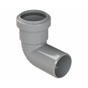 PUSHFIT SWIVEL BEND 91.25DEG; 40MM GREY