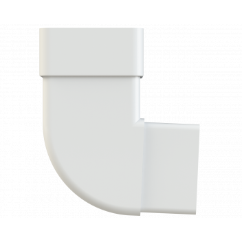 DPSQ65 92.5 DEGREE OFFSET BEND; WHITE