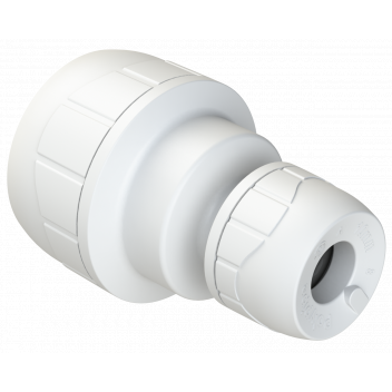 POLYPLUMB ENHANCED - 22X15 REDUCING COUPLER - WHITE