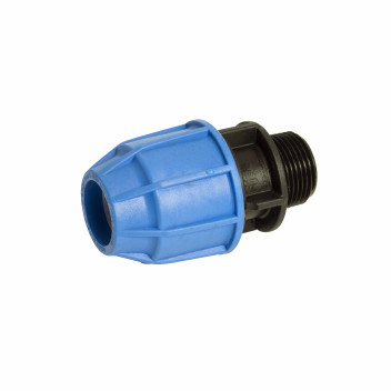 FLO MDPE 25MM X 0.5 MALE ADAPTOR