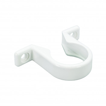 FLOPLAST S/WELD PIPE CLIP; 40MM WHITE