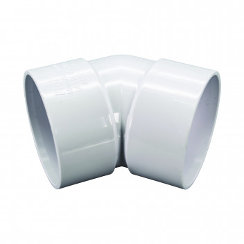 FLOPLAST S/WELD OBTUSE BEND 45 DEG OBTUSE OFFSET; 50MM WHITE