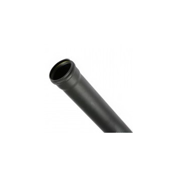 110MM CAST IRON EFFECT SINGLE SOCKET SOIL PIPE X 2.5M