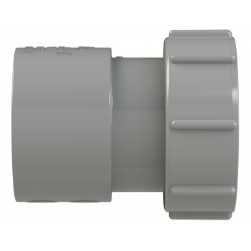 S/WELD THREADED COUPLING; 40MM GREY