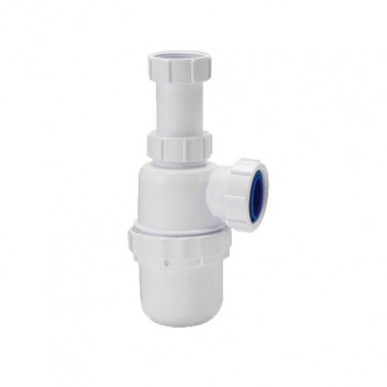 W/TRAP T/SCOPIC BOTTLE TRAP; 32MM WHITE
