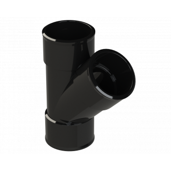 POLYPIPE S2000 MUPVC 32MM 45DEG BRANCH - BLACK