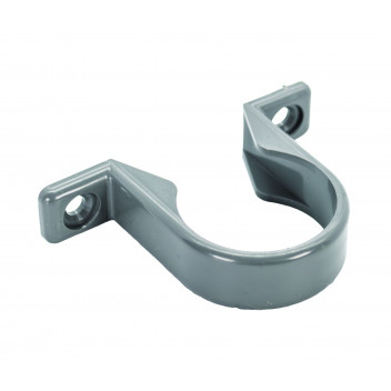FLOPLAST S/WELD PIPE CLIP; 32MM GREY