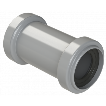 PUSHFIT UNIVERSAL WASTE COUPLER;32MM GRY