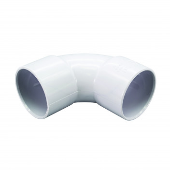 FLOPLAST S/WELD SWEPT BEND 92.5 DEG; 40MM WHITE