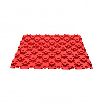 UFH RED FLOOR PANEL; 1.2M X 1M