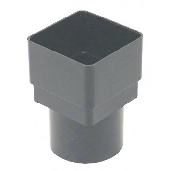 FLO DPSQ/RD DOWNPIPE ADAPTOR; GREY