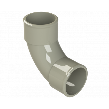 POLYPIPE S2000 32MM MUPVC 92.5DEG SWEPT BEND - SOLV GREY