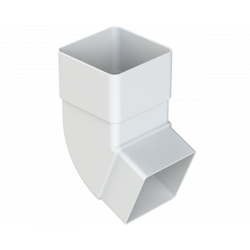 DPSQ65 112.5 DEGREE OFFSET BEND; WHITE