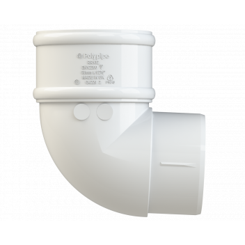 DPR68 92.5 DEGREE OFFSET BEND; WHITE