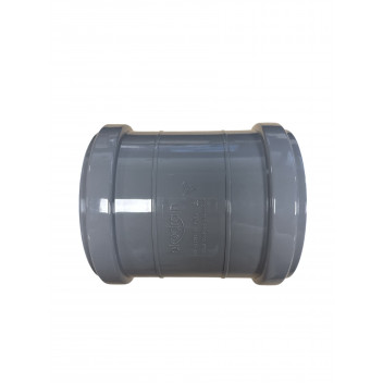 E.TUPLING 4\" SOIL DOUBLE-SOCKET COUPLER - GREY