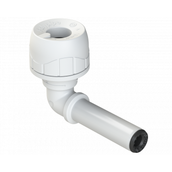POLYPLUMB ENHANCED - 10MM SPIGOT ELBOW - WHITE