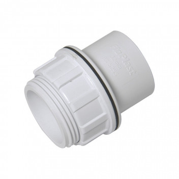 FLOPLAST S/WELD TANK CONNECTOR; 40MM WHITE