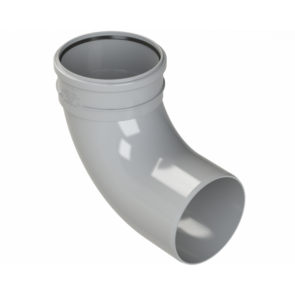 Polypipe R/seal Bend (1xsckt) 6in/160mm 92.5DEG Gy (SB609G)