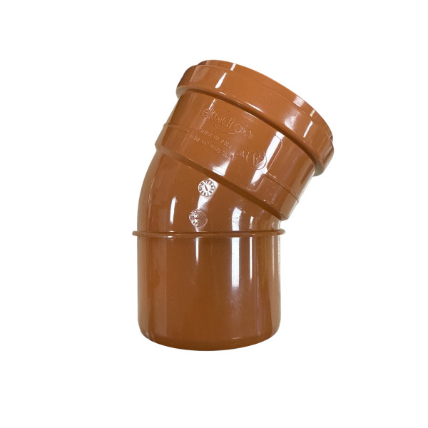 Plumin 110mm 30° Bend - Single Socket