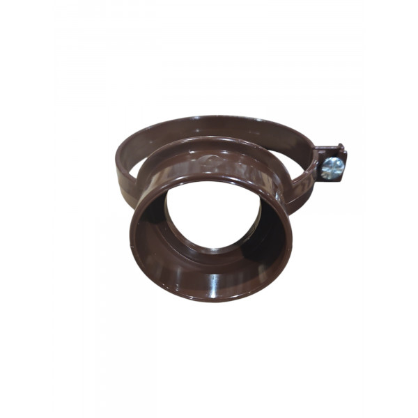 Plumin 4" Soil Strap Boss (Side Clip) - Brown