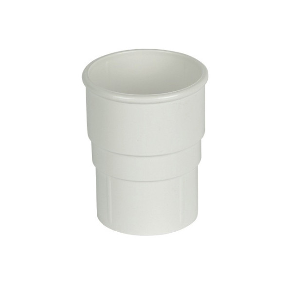 E.TUPLING 68MM ROUND DOWNPIPE SOCKET - WHITE