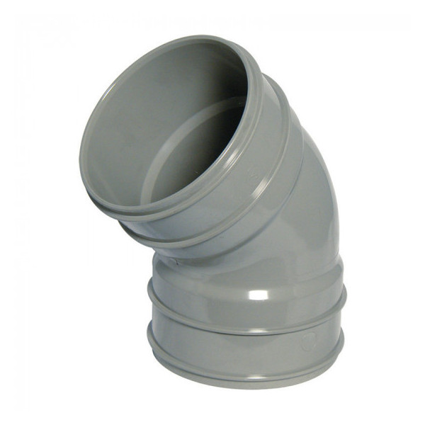Socket Dbl Solvent E.TUPLING SOLVENT SOIL 135DEG DOUBLE-SOCKET BEND - SOLVENT GREY