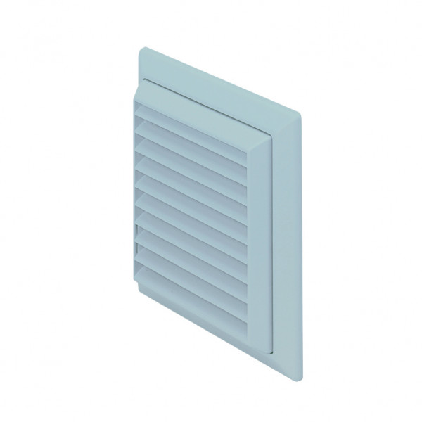 Domus 100mm Rigid Duct Outlet Louvered Grille - Grey (DV4904G)