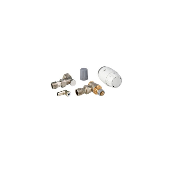Danfoss RAS-C2, Bidir, RLV-D, push-fit elbow 10 mm, Angle (DF013G6007)