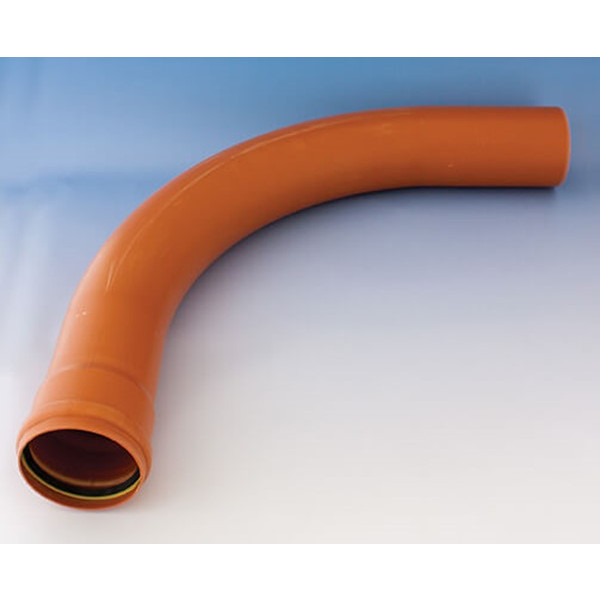 Plumin 110mm 87.5° Long Radius Bend - Plain End