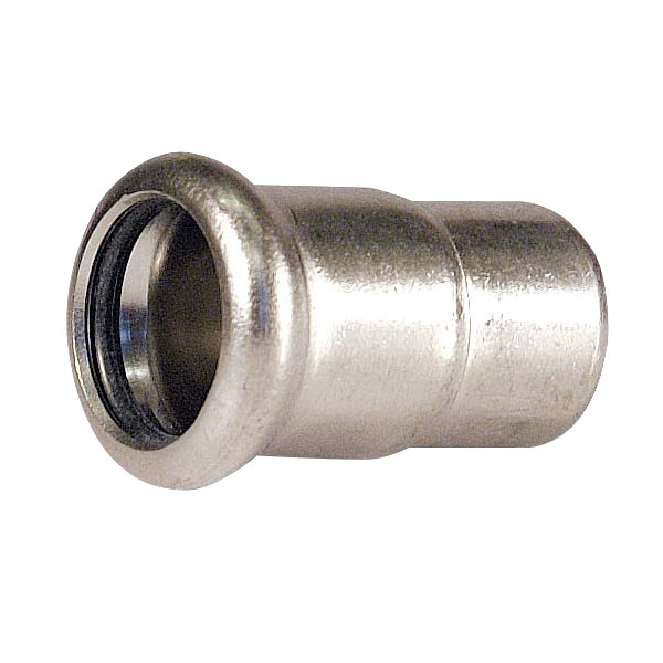 Watergas Stainless Steel 316 Press - Endcap - 54mm