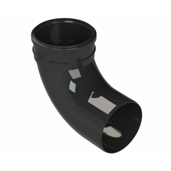 Polypipe R/seal Bend (1xsckt) 6in/160mm 92.5DEG Bk (SB609B)