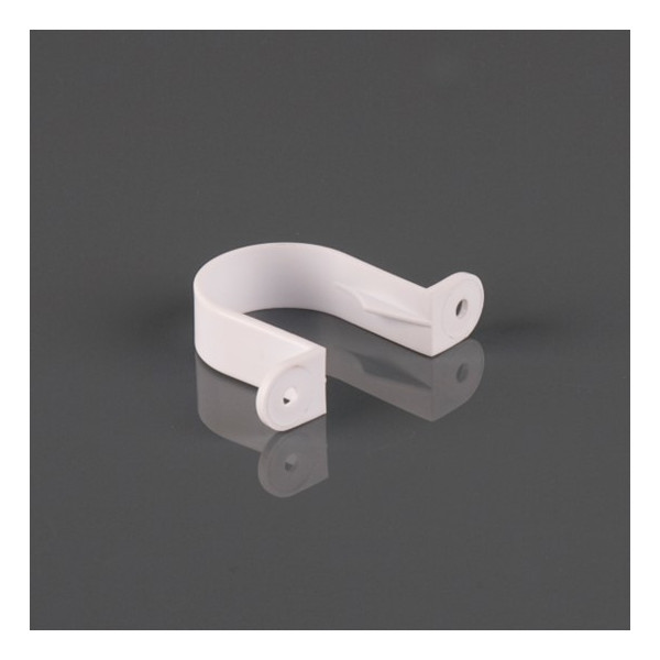 Brett Martin MUPVC SW Waste 40mm Pipe Clips - White (W2180W)