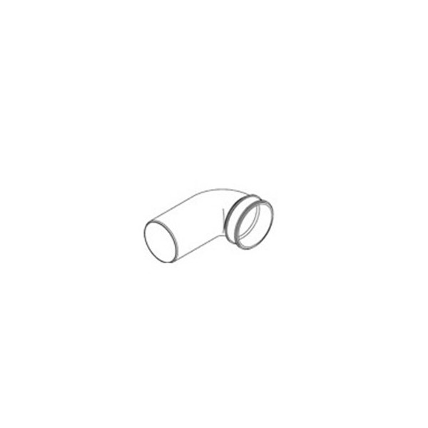 Brett Martin Solv 92.5 Long Spigot Soil Bend - Black (BS479B)