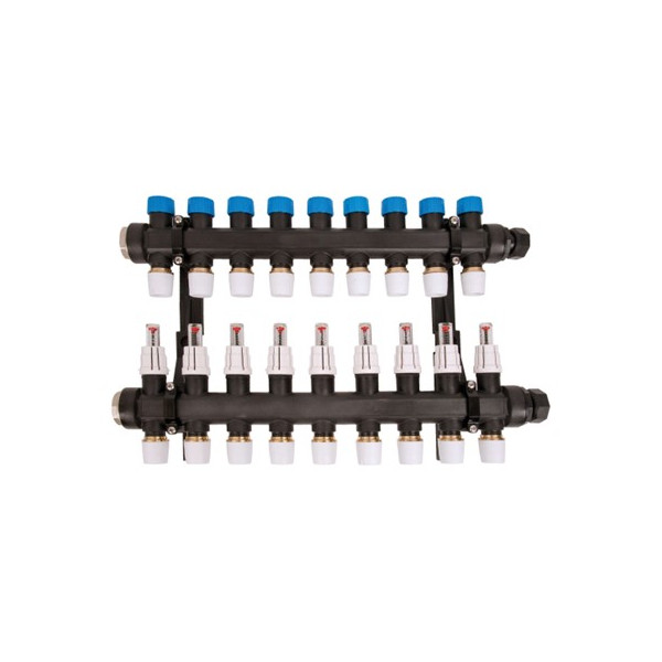 Polypipe UFH 9 Port Plastic Manifold (UFHMANP9)