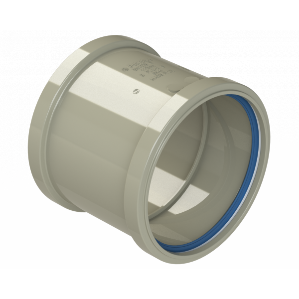 Socket Dbl Solvent POLYPIPE RING-SEAL DOUBLE SOCKET; 4