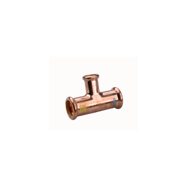 Watergas Copper Press - Branch Reduced Tee - 35 X 22 X 35
