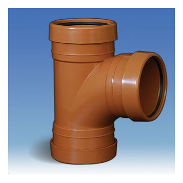 Plumin 110mm 87.5° Branch - Triple Socket