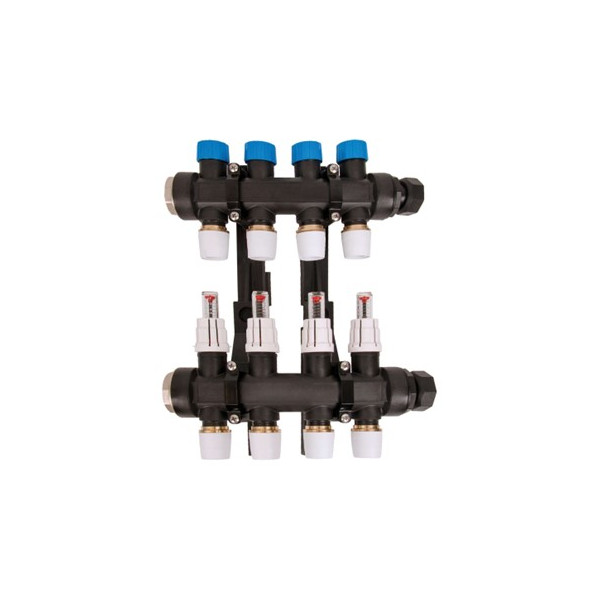 Polypipe UFH 4 Port Plastic Manifold (UFHMANP4)